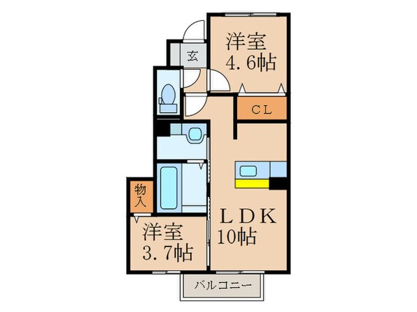 シーズンさくらの物件間取画像